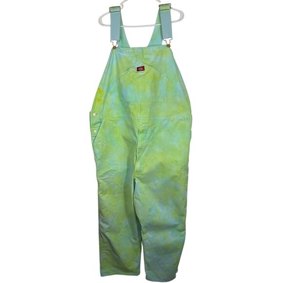 Dickies Tie-Dye Overalls Coveralls Mens 48 x 32 2XL